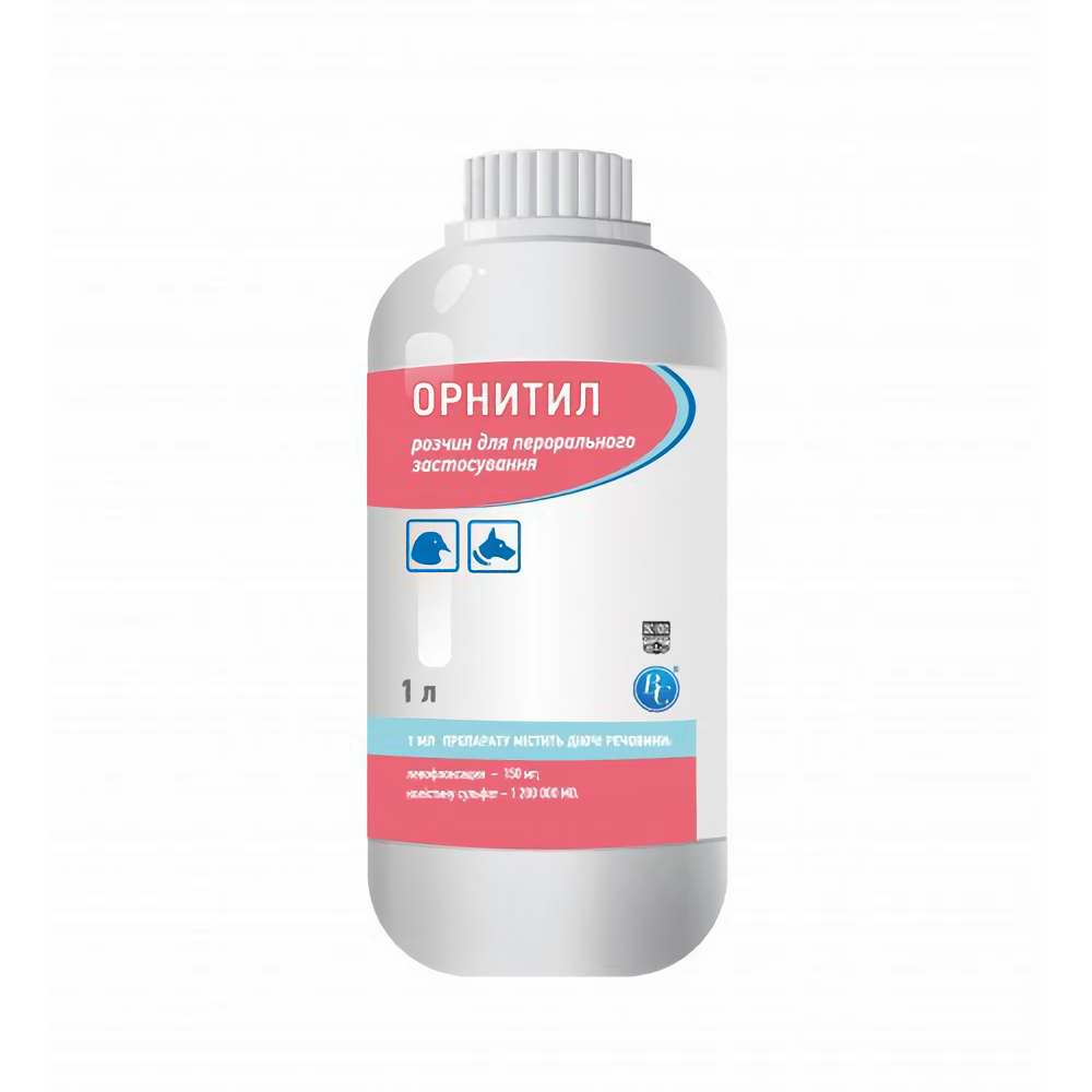 Ветеринарный Орнитил для лечения бактериальных заболеваний голубей и собак 1 л, Ветсинтез Винница - изображение 2