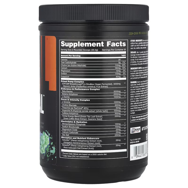 Предтренировочный комплекс Universal Nutrition Animal Primal Pre-Workout 505 г Candy Crush’d Луцк - изображение 2