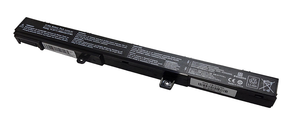 Аккумулятор для ноутбука Asus A41N1308 14.4V Black 2600mAh OEM Вінниця - фото 2