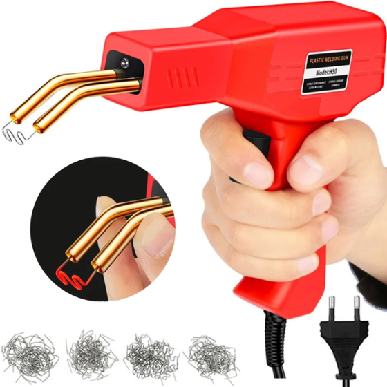 Паяльник для пластику в кейсі + 200 скоб Харків