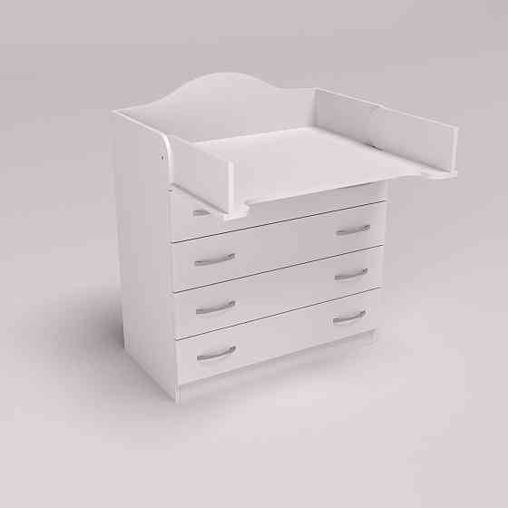 Комод пеленальний №1, Білий, 864/465/1020 Львів