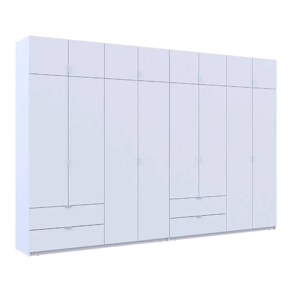 Шкаф для одежды Doros Лукас Белый 4+4 ДСП 360х50х240 DRS-011692 (42005142) Днепр - изображение 6
