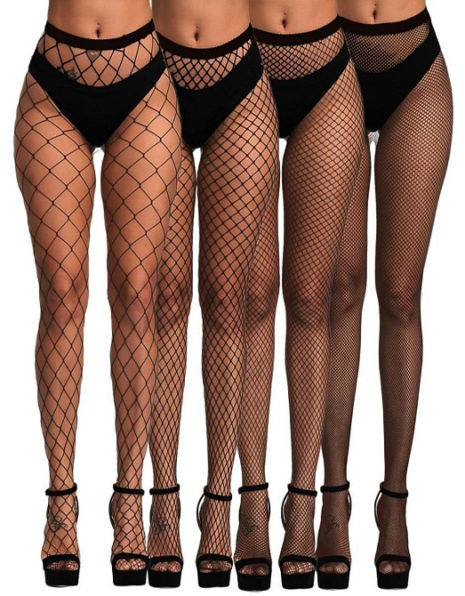 Комплект колготок JSY WW7040 Black One Size (4 шт.) Sex Aura Київ - фото 1