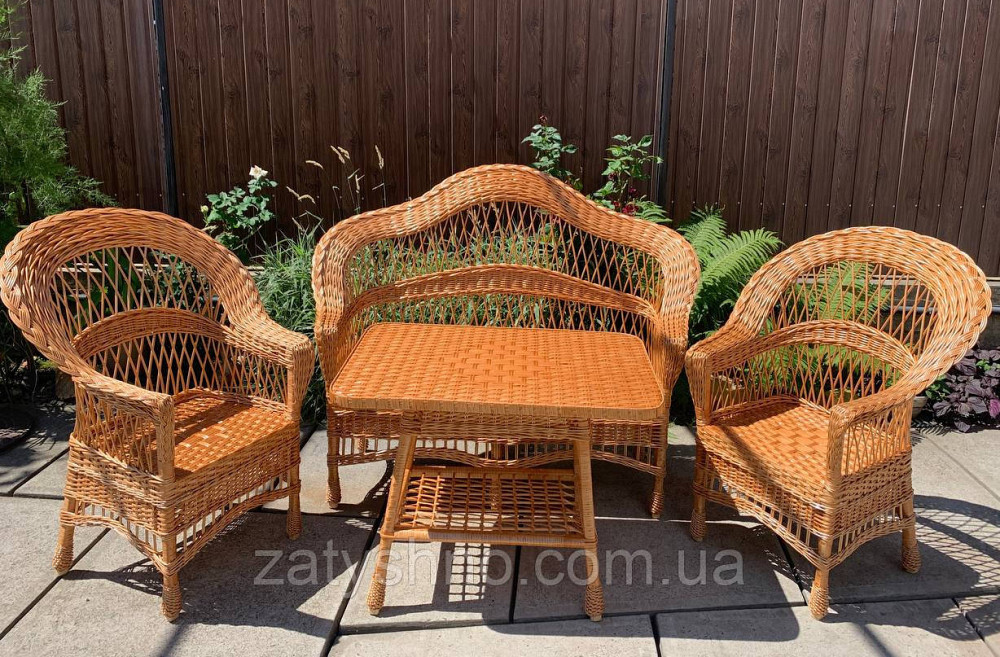 Набор мебели Капля, плетенный Киев - изображение 3