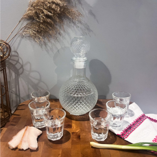 Набір для горілки 7 предметів (графін-540мл + 6 чарок-50мл) 9098-3 S&T Житомир - изображение 3