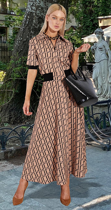 Модное платье с элементами вязки (42) Киев - изображение 1