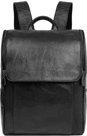 Рюкзак кожаный Черный (Vintage) Киев