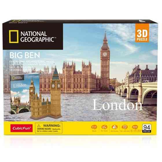 3D пазл CubicFun National Geographic Біг-Бен (DS0992h) Харків