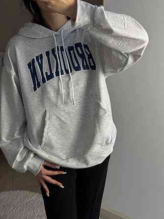 Жіноча повсякденна оверсайз худі з накатом турецька двонитка Меланж Одеса