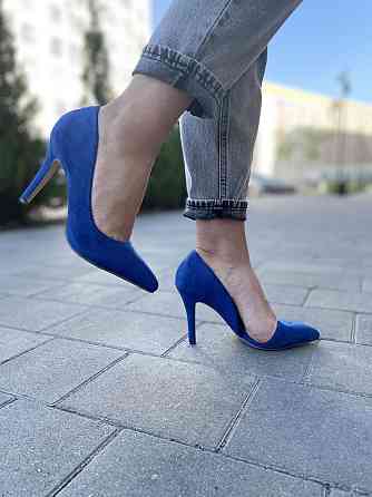 Seastar Туфлі жіночі SEASTAR C27 сині еко-замша каблук 9.5 см 36р. 37р. (1872) Коломыя