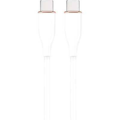 Дата кабель USB-C to USB-C 1.5m 3A Cablexpert (CC-USB2S-CMCM-1.5M-W) Вінниця - фото 1