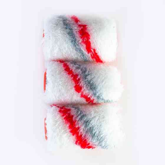 Валик хутряний під ручку 6х15х50 мм, ворс 11 мм TITAN COLOR МULTICOLOR 3 шт Рівне