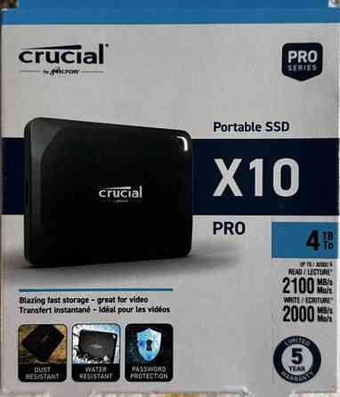 Новые Crucial X10 PRO 4TB 2TB. Киев
