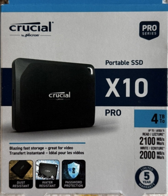 Нові Crucial X10 PRO 4TB 2TB. Київ - фото 2