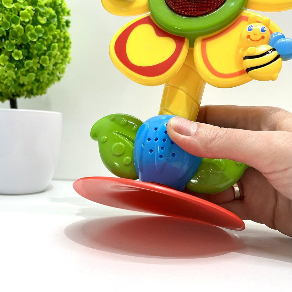 Музичне брязкальце TK Group Квіточка підсвітка на присоску українське озвучування (36687) Чернігів - фото 2