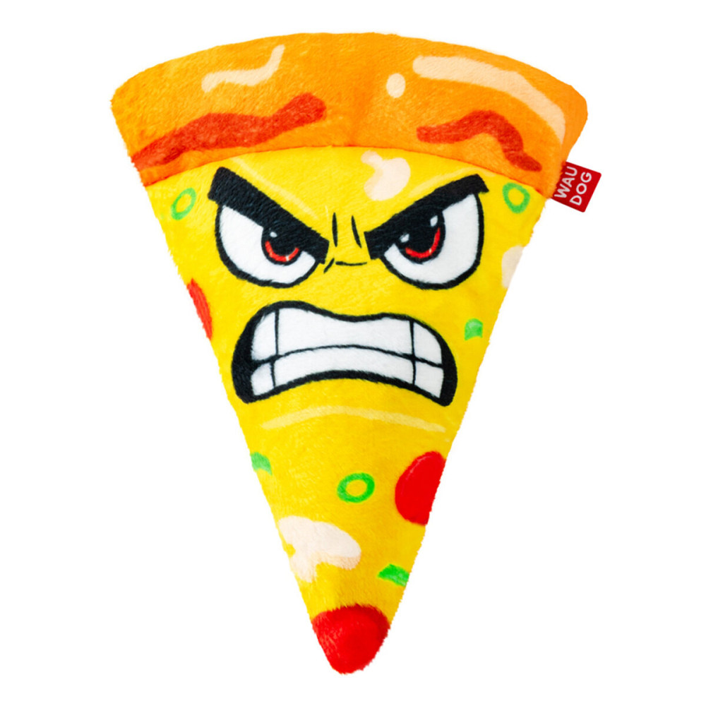 Игрушка для собак WAUDOG Fun Plush Пицца, плюш, Ш 16 см, Д 22,5 см Киев - изображение 1