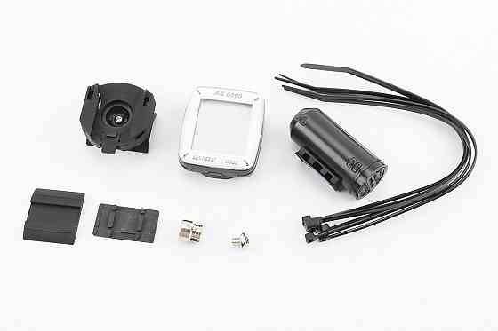 Велокомп'ютер 11-функцій, бездротовий, сіро-чорний AS-6000 (без батарейок) Київ