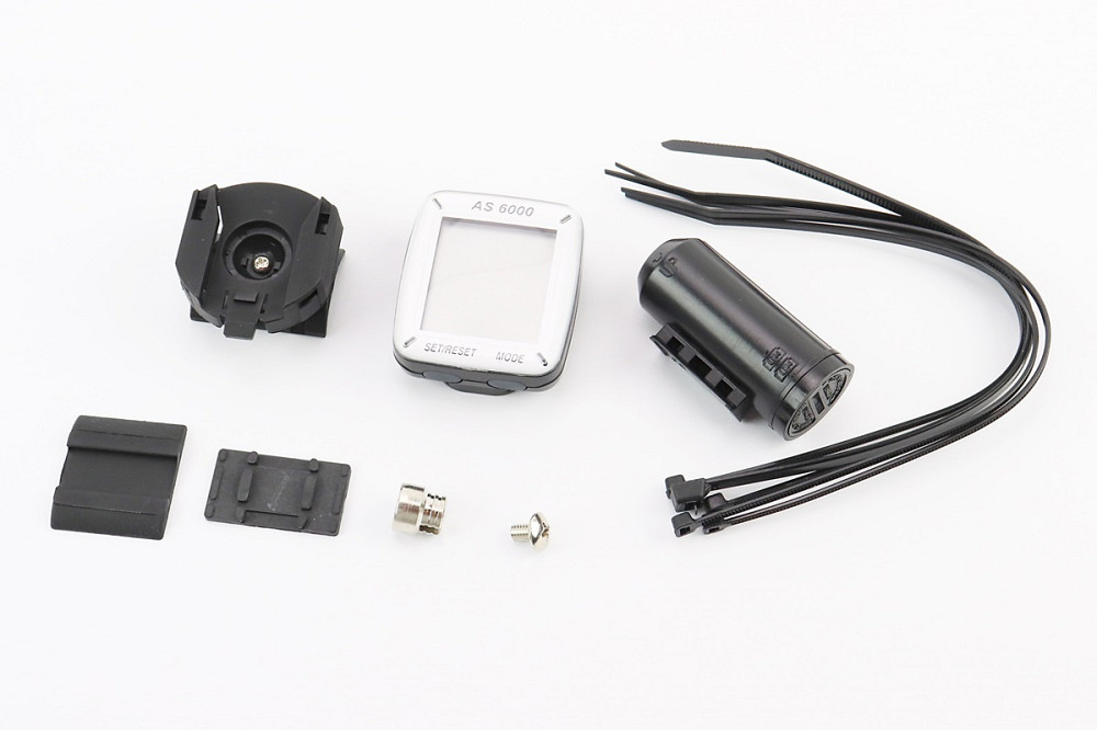 Велокомп'ютер 11-функцій, бездротовий, сіро-чорний AS-6000 (без батарейок) Київ - фото 1