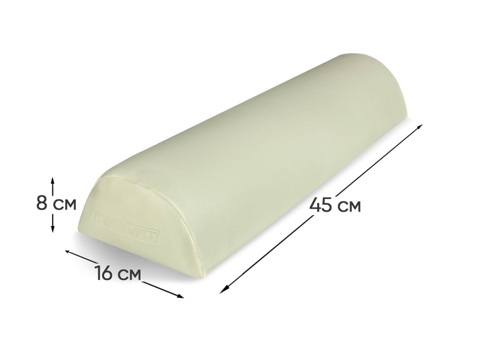 Масажний валик Easyfit 45 см для масажного столу Бежевий Коломыя - изображение 8