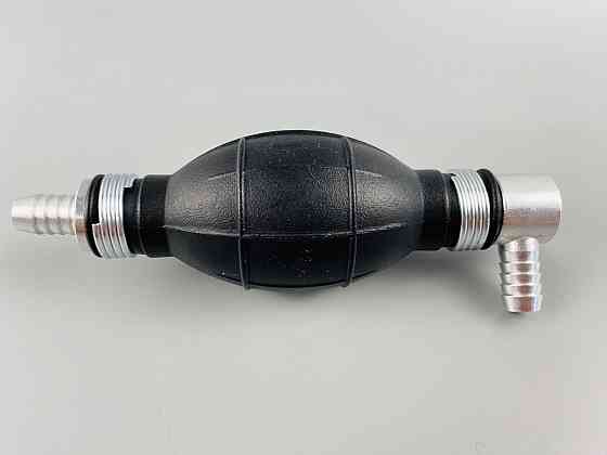 Ручний насос для перекачування рідини з клапаном масло-бензостійка гума алюмінієві наконечники d = 10 мм Мукачево