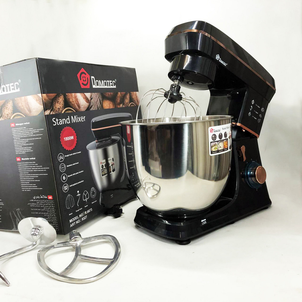 Миксер для взбивания кремов Domotec R 6673 12 л, Миксер с железной чашей, Тестомес с большой чашей PK-53 Львов - изображение 13