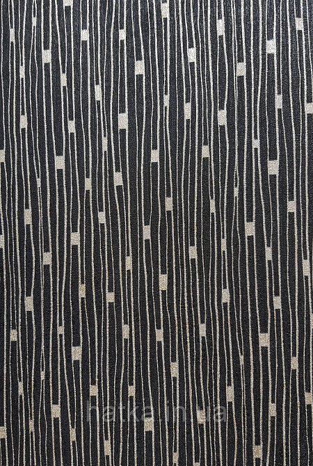 Шпалери вінілові на флізеліні AS creation The Bos 0.53х10 смужки дощиків золотисті на чорному Київ - фото 3