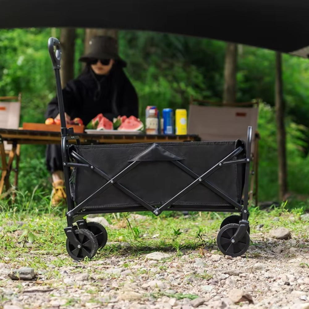 Набір візок з стільницею 78х45см складні для кемпінгу перевезення речей, багатоцільовий об'єм 68,5 л для походів на природу Кам'янець-Подільський - фото 7