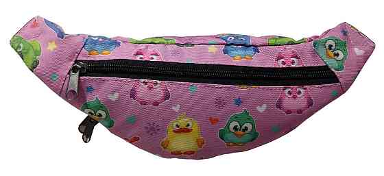 Сумка-бананка Tiger Moon Print Birds розовая S218730 Киев
