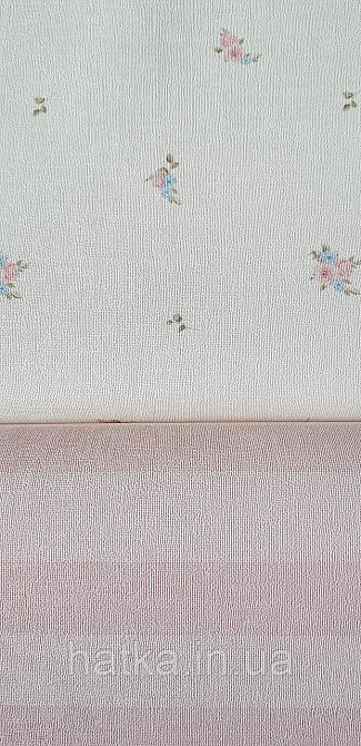 Шпалери вініл на флізеліні гарячого тиснення DUKA Selective1.06х10 квіти троянди ніжні маленькі прованс рожеві блакитні DK32450-1 Київ - фото 3