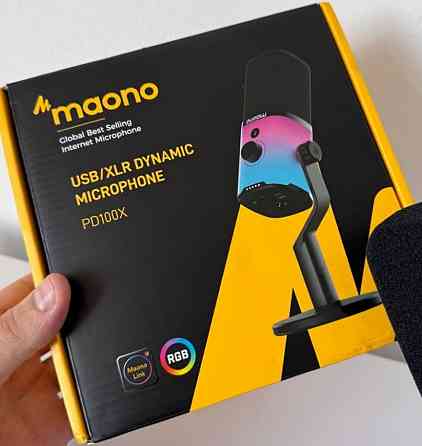 Микрофон Maono PD100X RGB Киев