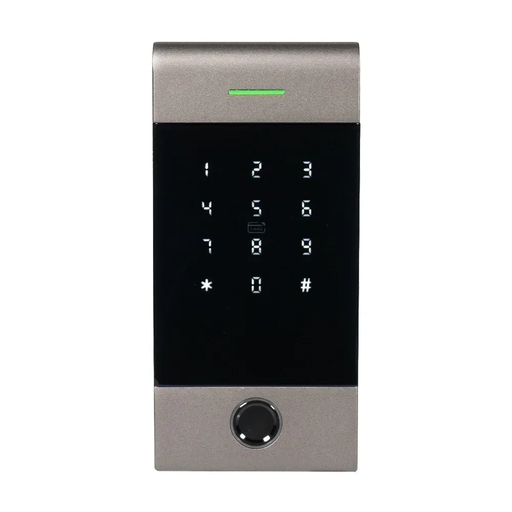 Клавіатура з Bluetooth, з контролером, зчитувачем відбитків пальців та карт Mifare Trinix TRK-1206BTFW Black (71-00072) Киев - изображение 3