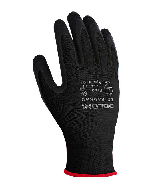 Перчатки рабочие трикотажные c латексным покрытием Doloni Extragrab 4189 р.9 Ровно - изображение 3