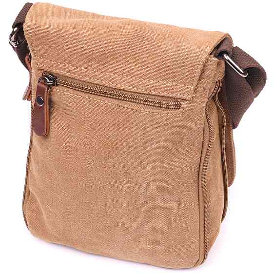 Функціональна чоловіча сумка з текстилю 21268 Vintage Коричнева Київ
