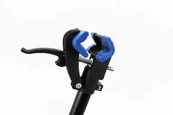 Стенд для ремонту велосипеда, складаний, регульована висота 100-150 см, регульований кут нахилу велосипеда, чорний HS-X006A Киев