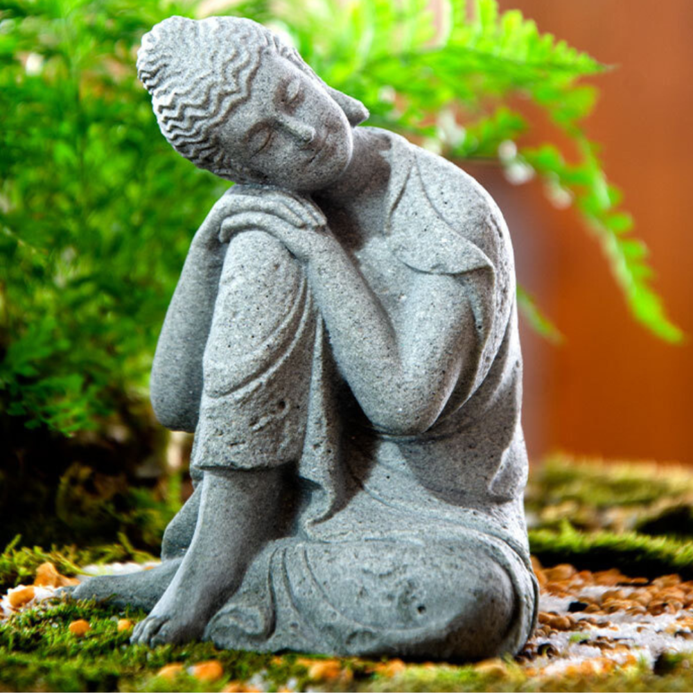 Фігурка Будда з полістоуну для саду, дому, зони медитації, дзен, мінісада, акваріума, флораріуму. 55 Одеса - фото 2