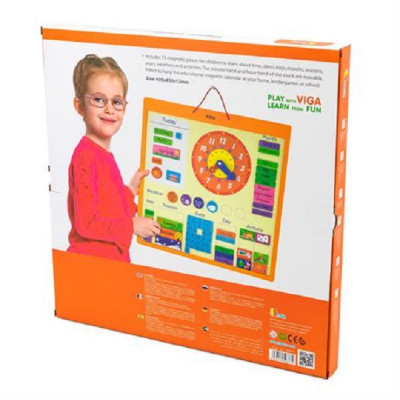 Розвиваюча іграшка Viga Toys Календар магнітний англ. (50377) Вінниця - фото 3