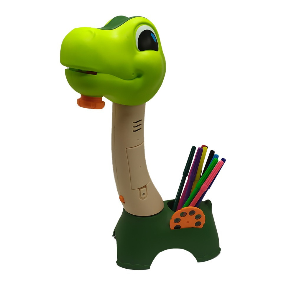 УЦІНКА! Проектор для малювання Bambi SE-123(Light Green)-UC 18 предметів, динозавр, слайди, маркери Вінниця - фото 1