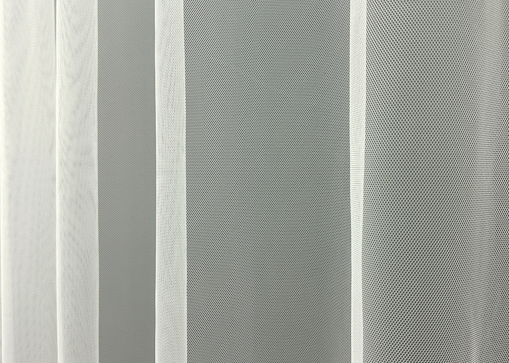 Тюль VR-Textil 1698т Грек-сетка с вышивкой Молочный с розовым 300х270 см (42-0718) Киев - изображение 6