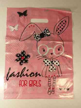 Пакет с прорезной ручкой  (30*37+3) Зайчиха  (50 шт) Харьков