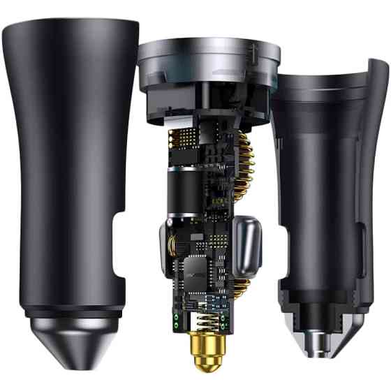 Автомобільний зарядний пристрій Baseus Golden Contactor Pro 2Type-C 40W (CGJP000013) Dark Grey Рівне