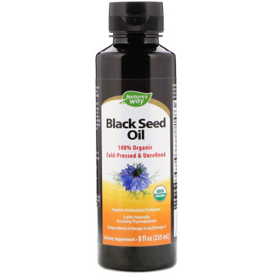 Травы Nature's Way Органическое масло семян черного тмина, Black Seed Oil235 м (NWY-12322) Винница - изображение 1