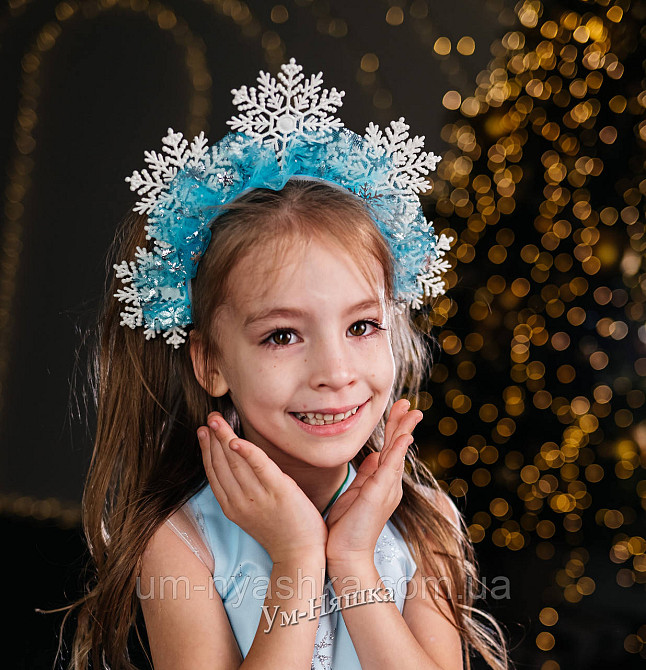 Платье Снежинка нарядное голубое платье со снежинками Снежинка со снежинками Кривой Рог - изображение 11