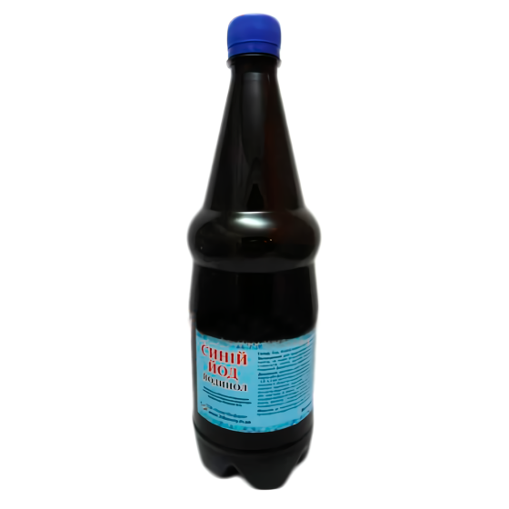 Синій Йод (йодинол) 1 л Укрветбіофарм (термін придатності до 06,2027 р) Вінниця