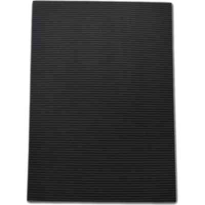 Цветной картон Maxi A4 Гофрокартон 21х29,7 см черный (MX61897) Винница