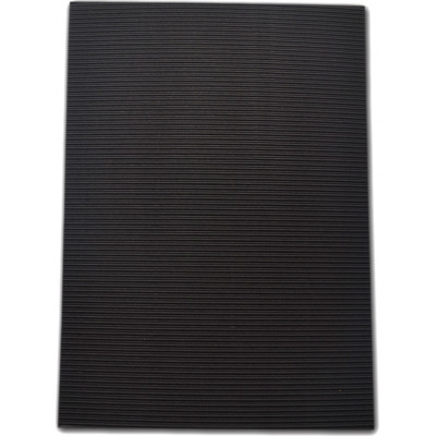 Кольоровий картон Maxi A4 Гофрокартон 21х29,7 см чорний (MX61897) Вінниця - фото 2