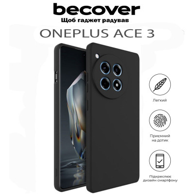 Чехол для мобильного телефона BeCover OnePlus Ace 3 Black (711772) Винница - изображение 5