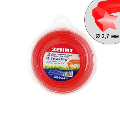 Жилка косильна Зеніт &quot;Зірка&quot; 2,7 мм x 94 м (40127094) Вінниця - фото 1