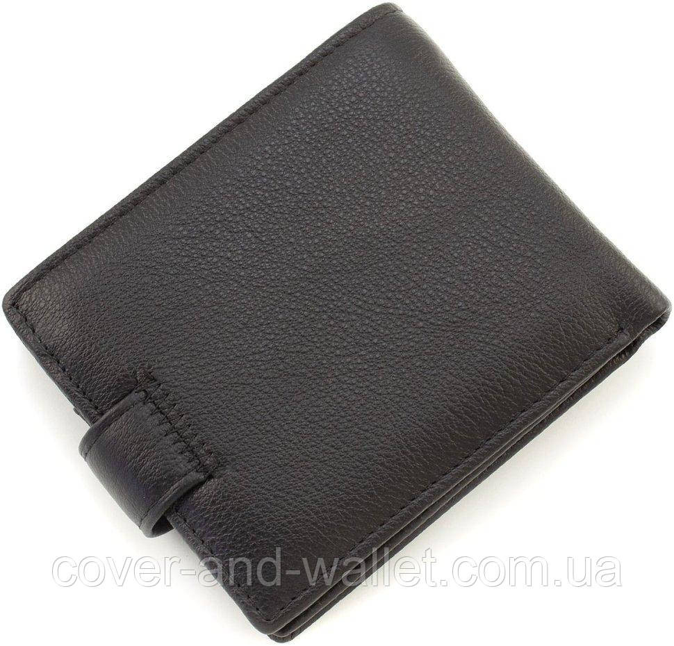 Чоловічий шкіряний гаманець з кредитнецею для пластикових карток ST Leather Київ - фото 3