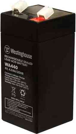 WA-440 Батарея акумуляторнаа свинцево-кислотна Westinghouse 4V, 4Ah, terminal T1 Рівне