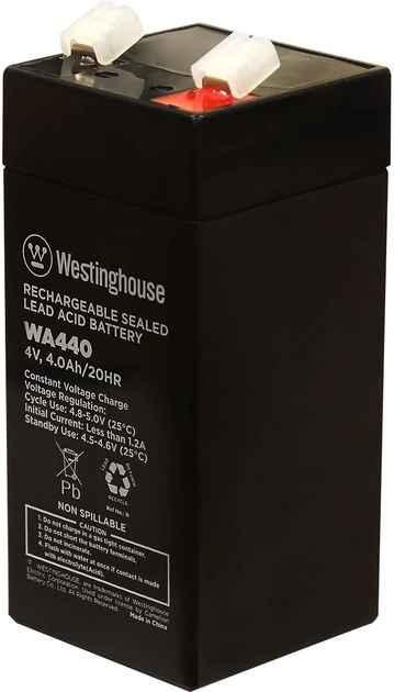 WA-440 Батарея акумуляторнаа свинцево-кислотна Westinghouse 4V, 4Ah, terminal T1 Рівне - фото 1